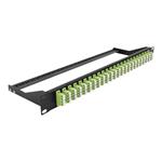 DELOCK, 193 Fibre Patch Panel 24 port LC Quad li 43404