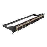 DELOCK, 193 Fibre Patch Panel 24 port SC Duplex 43394