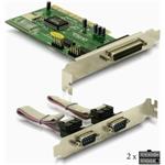 DeLock 1x Parallel & 2x Serial - PCI card - Paralelně-sériový adaptér - PCI - RS-232 - 2 porty + 1x 89004