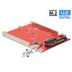 Delock 2.5” Převodník U.2 SFF-8639 > M.2 NVMe Key M - 7 mm 62725