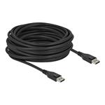 DELOCK, Active DisplayPort Cable 8K 60 Hz 10 m 85502