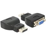 Delock adaptér Displayport 1.1 (M) > VGA (F), čierny 65567