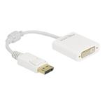 DELOCK, Adapter DisplayPort 1.1 male to DVI fema 61010