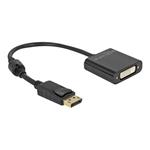 DELOCK, Adapter DisplayPort 1.2 male to DVI fema 63482