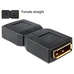 DeLOCK Adapter Displayport female > Displayport female Gender Changer - DisplayPort gender changer 65374