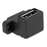 Delock Adaptér DisplayPort System 45, pravoúhlý 90° 81310