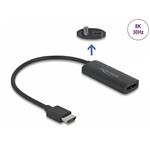 Delock Adaptér HDMI-A samec > DisplayPort samice 8K 64213