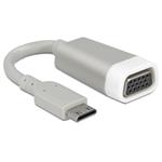 Delock adaptér HDMI-mini C 19pin samec > VGA 15pin samica, dĺžka 15cm 65471