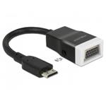 Delock adaptér HDMI-mini C samec > VGA samice s audio 65588