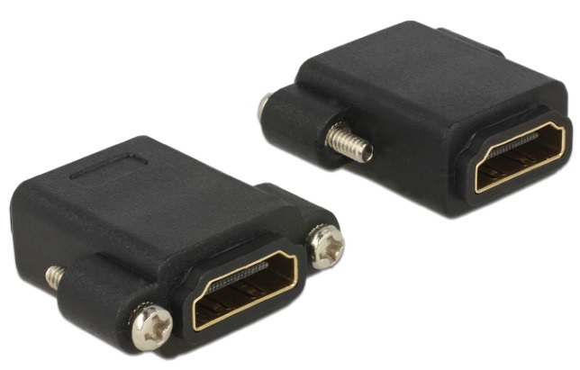 Delock Adapter High Speed HDMI female > HDMI female panel-mount 85125