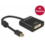 Delock Adaptér mini Displayport 1.2 samec > DVI samice 4K pasivní černý 62605