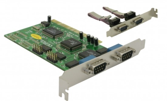 DeLock adaptér PCI 4x sériový port 89046