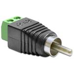 DeLOCK Adapter RCA male > Terminal Block - Video / audio adaptér - komponentní video /audio - svork