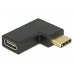 Delock Adaptér SuperSpeed USB 10 Gbps (USB 3.1 Gen 2) USB Type-C™ samec > port samice pravoúhlý levý / pravý 65915