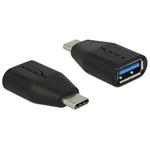 Delock Adaptér SuperSpeed USB 10 Gbps (USB 3.1 Gen 2) USB Type-C™ samec > Typ-A samice 65519