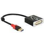 Delock Adapter USB 3.0 Type-A male > DVI female 62737