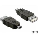 Delock adaptér USB mini samec > USB 2.0-A samice OTG