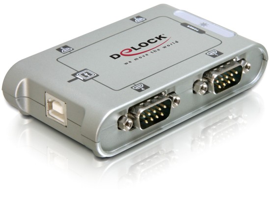 Delock adaptér USB -> serial x4 9pin 87414