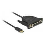 Delock Adaptér USB Type-C™ 2.0 samec > 1 x Paralelní DB25 samice 62980