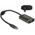 Delock Adaptér USB Type-C™ samec > mini Displayport samice (DP Alt Mód) 4K 60 Hz s funkcí PD 62990