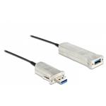 Delock aktivní optický kabel USB 3.0-A samec > USB 3.0-A samice 20 m 83739