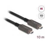 Delock Aktivní optický kabel USB-C™ Video + Data + PD, délka 10 m 84150