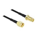 DELOCK, Antenna Cable RP-SMA plug to RP-SMA jack 90443