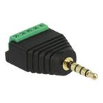 DeLOCK - Audio adaptér - 5pólový mini jack (M) do terminál s 5 piny 65947