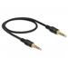 DeLOCK - Audio kabel - 4 pólový mini jack (M) do 4 pólový mini jack (M) - černá