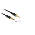 DeLOCK - Audio kabel - stereo mini jack (M) do stereo mini jack (M) - 1 m - černá 85547