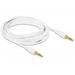 DeLOCK - Audio kabel - stereo mini jack (M) do stereo mini jack (M) - 3 m - bílá 85552