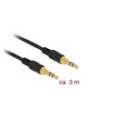 DeLOCK - Audio kabel - stereo mini jack (M) do stereo mini jack (M) - 3 m - černá 85551