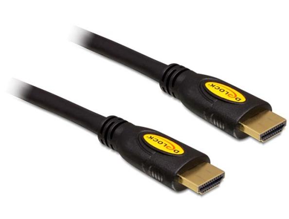 Delock Cable High Speed HDMI with Ethernet - HDMI-A male > HDMI-A male 4K 1.5 m 83738