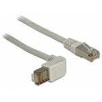 Delock Cable RJ45 Cat.6 SSTP pravoúhlý / přímý 0,5 m 83524