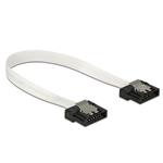 Delock Cable SATA FLEXI 6 Gb/s 10 cm white metal