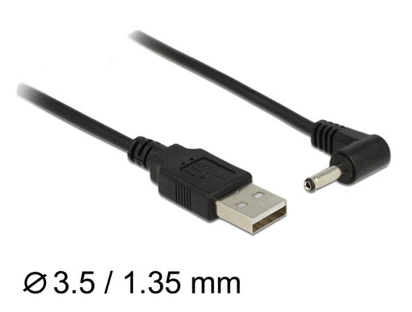 Delock Cable USB Power > DC 3.5 x 1.35 mm Male 90° 1.5 m 83577