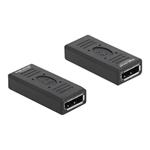 DELOCK, DisplayPort 1.2 Adapter female to female 66643