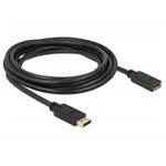Delock DisplayPort 1.2 prodlužovací kabel 4K 60 Hz 3 m 83811