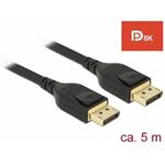 Delock DisplayPort kabel 8K 60 Hz 5 m DP 8K certifikováno 85663
