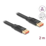 Delock DisplayPort Plochý stuhový kabel 8K 60 Hz 2 m 81006