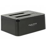 DeLOCK Dual Docking Station SATA HDD > USB 3.0 with Clone Function - Řadič úložiště s klonování jed 62661