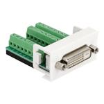 DELOCK, Easy 45 Modul DVI 24+1 Buchse zu 27 Pin 81352