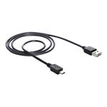 DeLOCK Easy - Kabel USB - USB (M) reverzní do mini-USB typ B (M) - USB 2.0 - 2 m - černá 85554