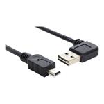 DeLOCK EASY-USB - Kabel USB - mini-USB Type B (M) do USB (M) - 3 m - konektor 90° - černá 83380