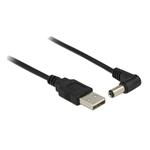 DeLOCK - Elektrický kabel - DC jack 5,5 x 2,1 mm (M) do USB (pouze napájení) (M) - 1.5 m - konektor 83578