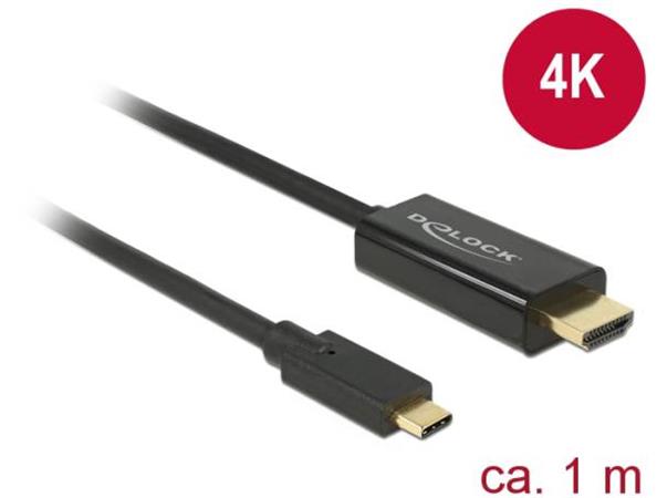 DeLOCK - Externí video adaptér - Parade PS171 - USB-C - HDMI - černá 85258