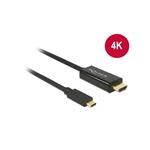 DeLOCK - Externí video adaptér - Parade PS171 - USB-C - HDMI - černá 85258