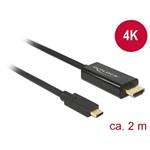 DeLOCK - Externí video adaptér - Parade PS171 - USB-C - HDMI - černá - maloobchod 85259