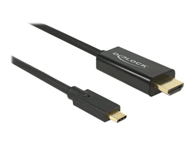 DeLOCK - Externí video adaptér - Parade PS171 - USB-C - HDMI - černá - maloobchod 85290