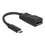 DeLOCK - Externí video adaptér - USB-C - DisplayPort - černá - maloobchod 62748